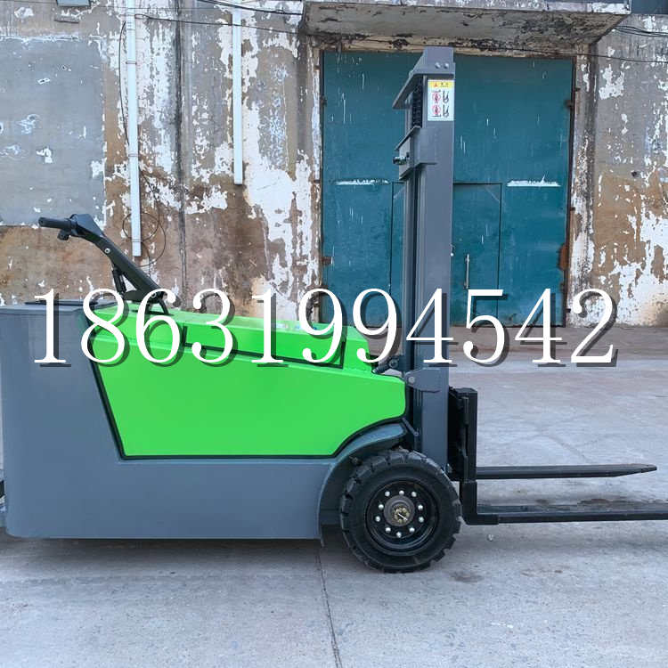 赤城县小型电动叉车1吨2吨步行站驾式电瓶堆高充电装卸车液压升降车铲车
